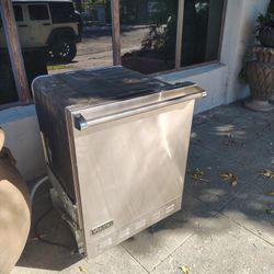 Stainless steel Viking dishwasher
