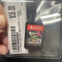 Nintendo Switch Splatoon 2 Game