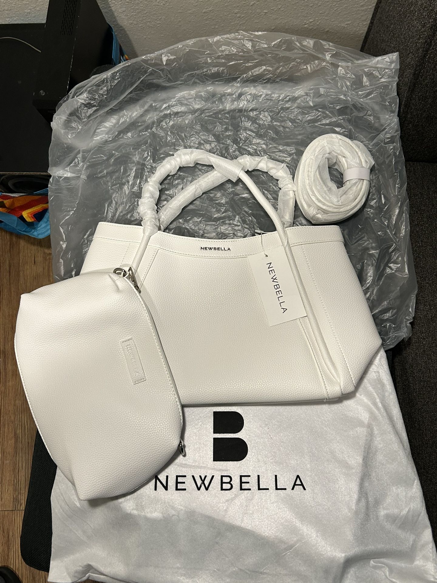 Brand New NEWBELLA Kelly Vegan Leather Tote Bag For Women