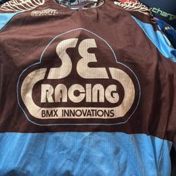 SE Racing Retro BMX Jersey (Blue) (L)