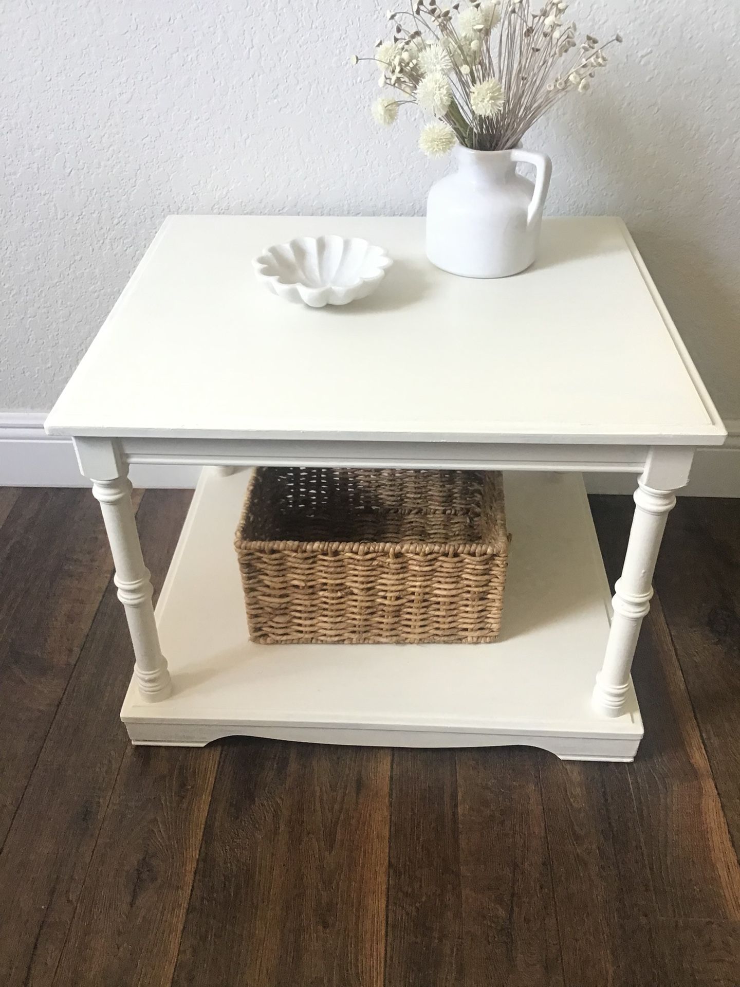 Coastal Shabby Chic Side Table