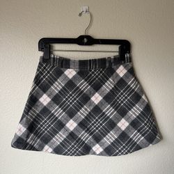 Winter plaid skirt - Size M