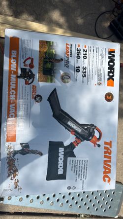 Worx blow/mulch/vac