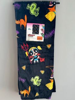 Power puff girls Halloween blanket
