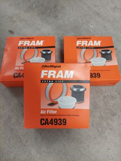 3 Fram CA4939 Air Filters Fits 90's  Toyota 4Runner ,Honda, Isuzu