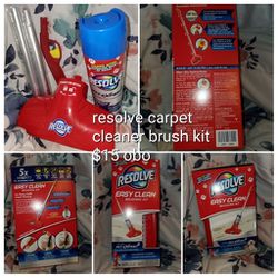 New* Resolve Brushing Kit + 1 Can Cleaner