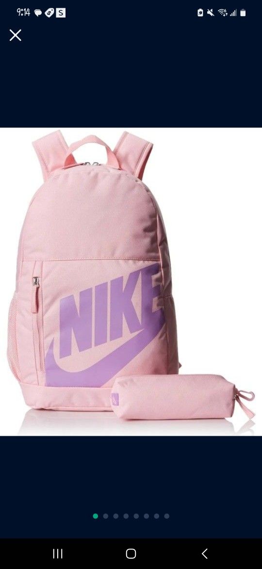 New Nike pink backpack