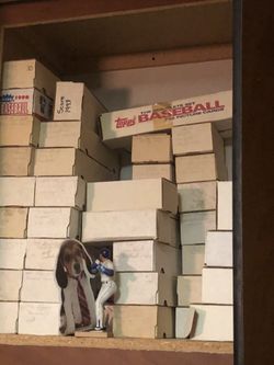 Baseball football basketball cards sets $8 a box