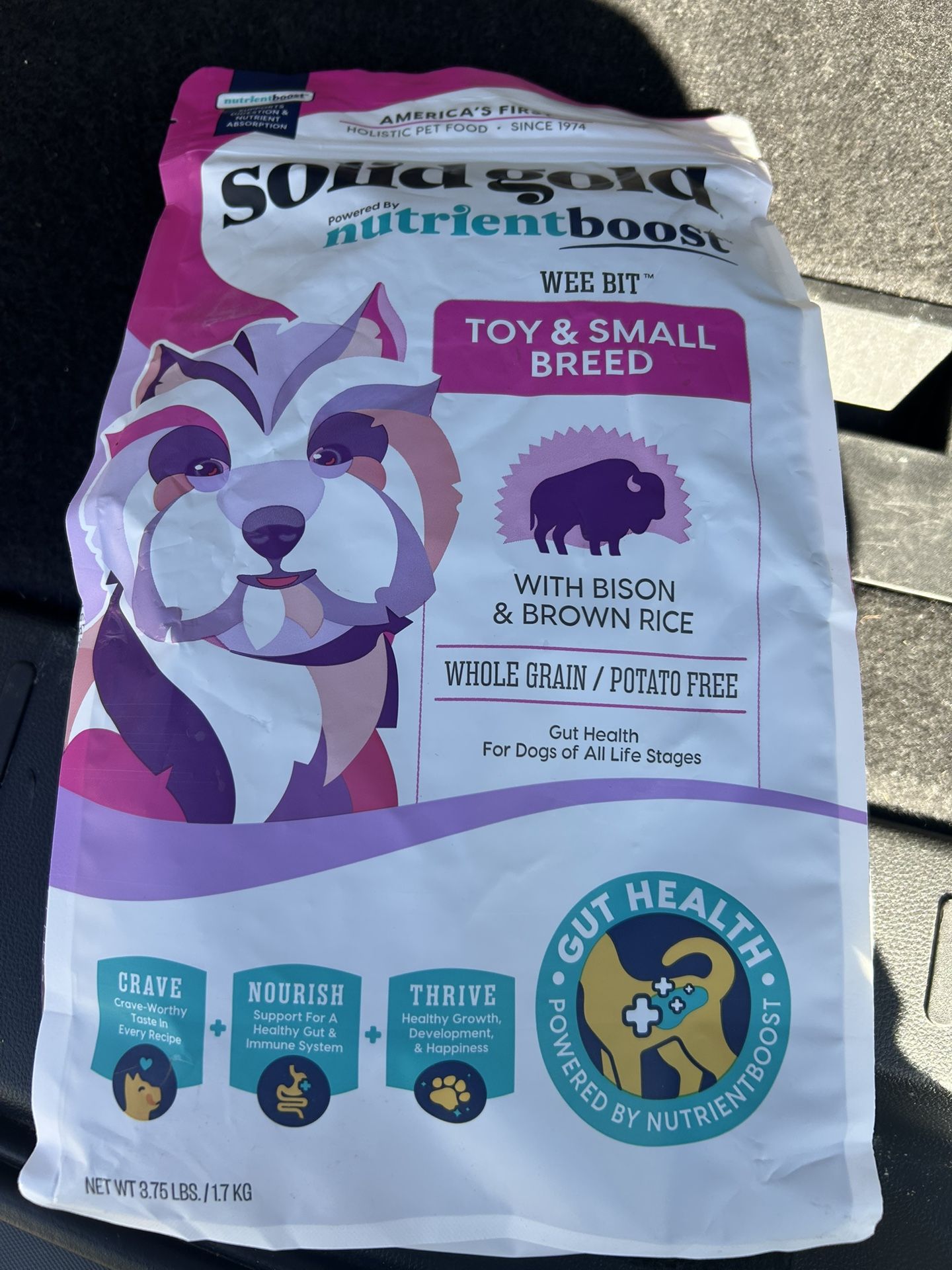 Solid Gold Nurtientboost Wee Bit Bison Dry Dog Food