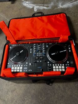 Rane ONE Professional Motorized DJ Controller, featuring 7.2" motorized platters for a traditional vinyl feel.