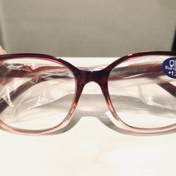 2 Pair Women Reading Glasses Blue Blocker( +1.75)