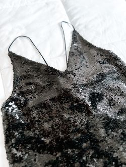 Zara Sequin Top Size S