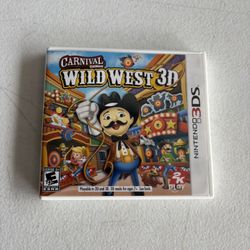Nintendo 3DS Carnival Games Wild West 3D game