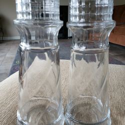 VINTAGE Red Lobster Collectible 12 oz. LIGHTHOUSE Clear Drinking Glass 8" High

