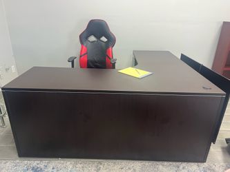 New desk ,file cabinet and chair