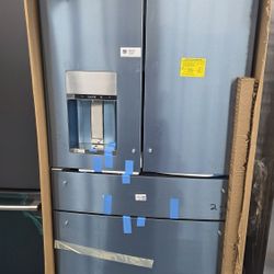 Brand new GE Cafe 4 Door refrigerator stainless steel 