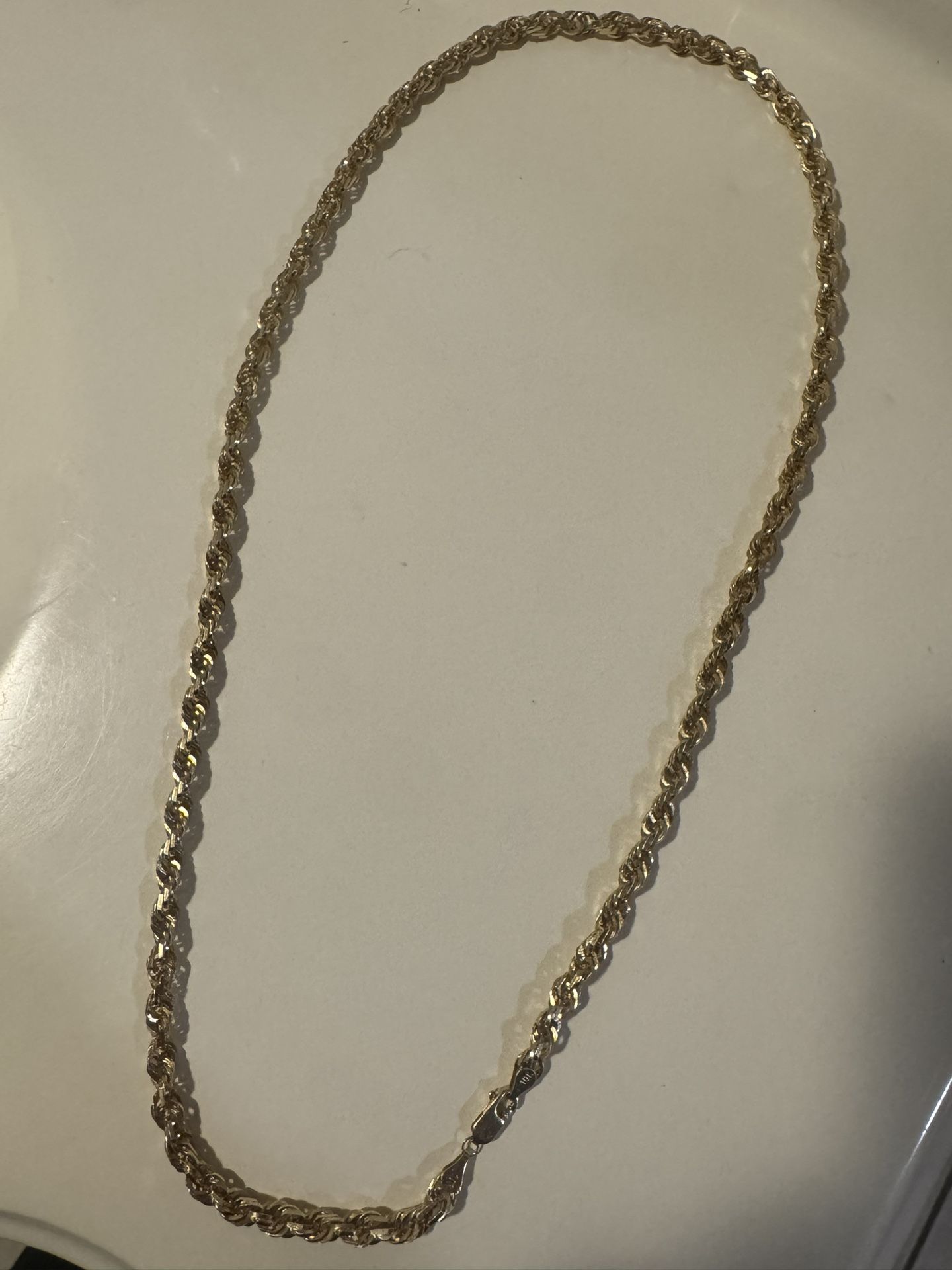 10k Solid Gold Chain Brand New