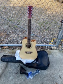 De Rosa 12-String Acoustic Guitar with Gig Bag