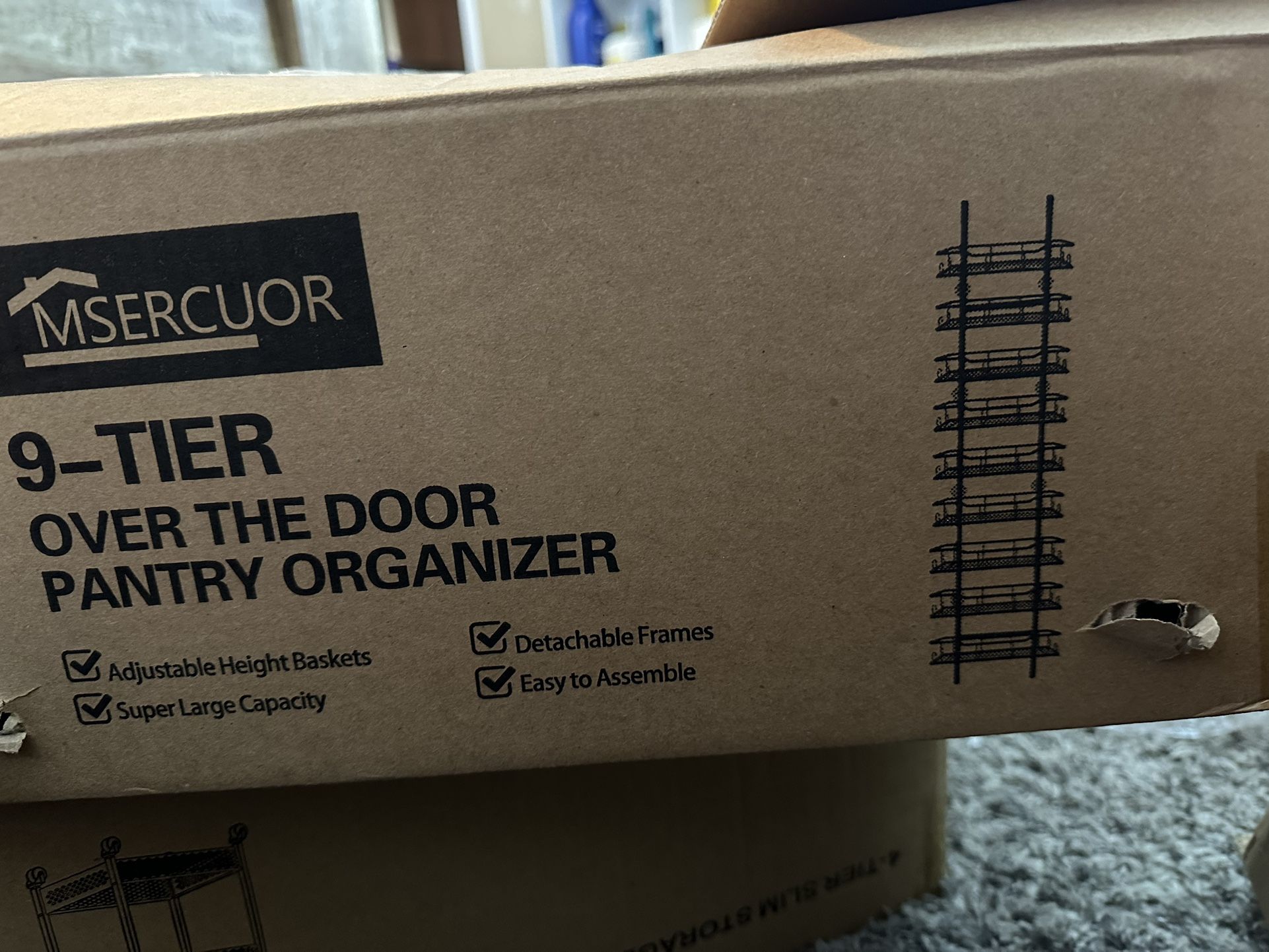 9 Tier Over The Pantry Organizer