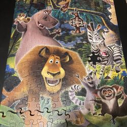 Madagascar Puzzle Delivery. 1 Piece Missing Obo Make An Offer 