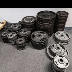 Thousands Of Pounds Of Olympic Weights 79c/lb