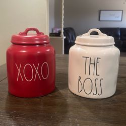 Rae dunn cookie jars 