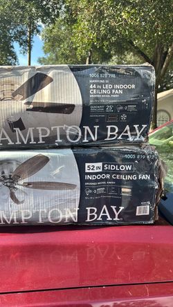 Hampton Bay Ceiling Fan s (44)” and (52)”