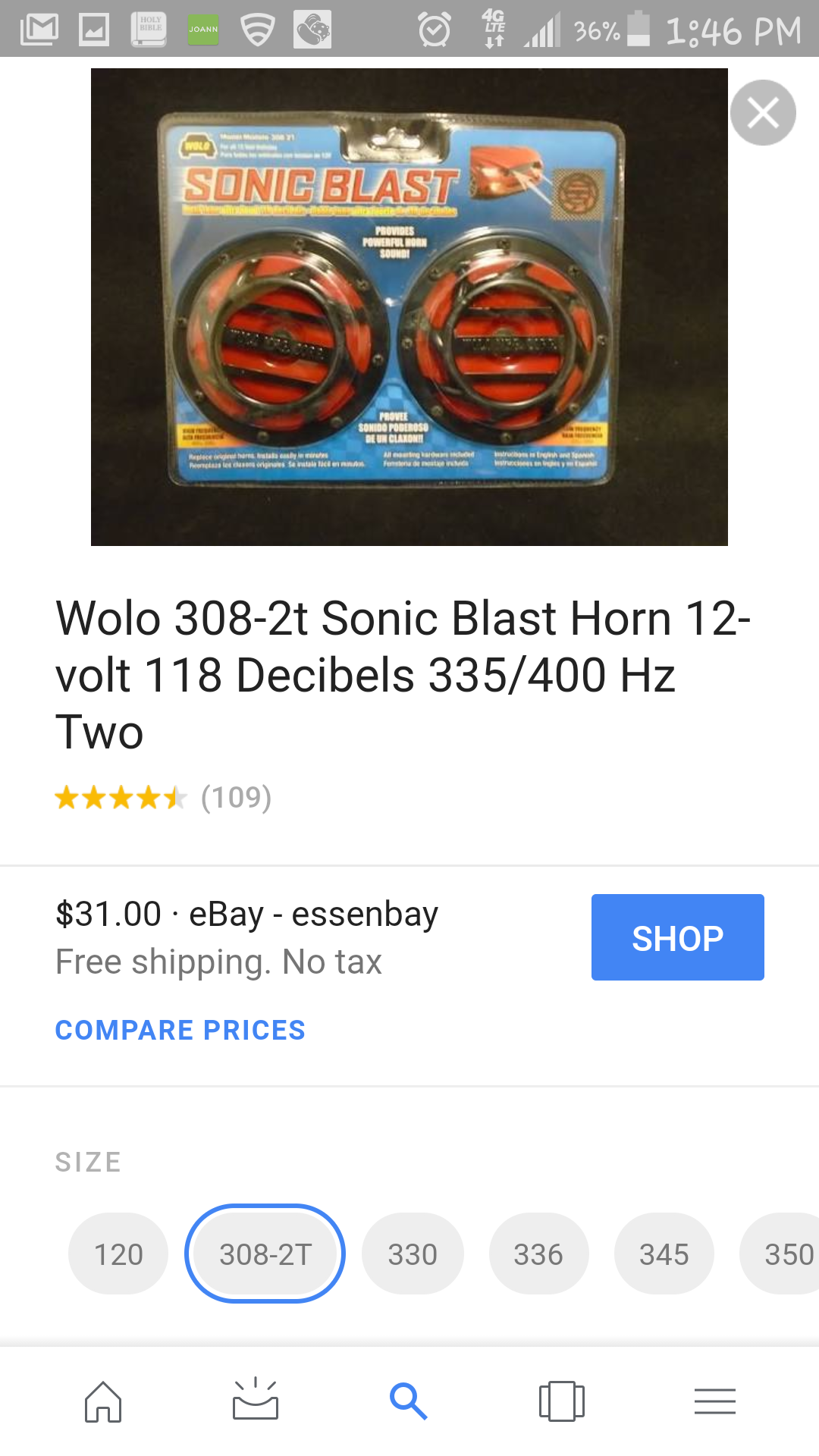 Sonic Blast Horn