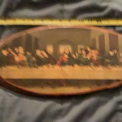 Last Supper On Wood Plaque