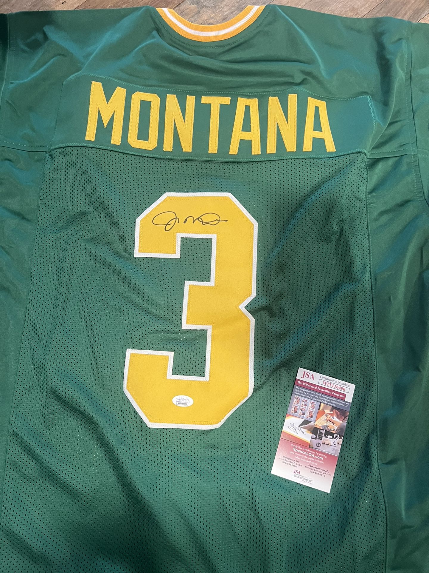 Joe Montana Signed Jersey for Sale in Smithtown, NY - OfferUp