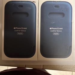 I Phone 12 Mini Leather Sleeve  $15Each
