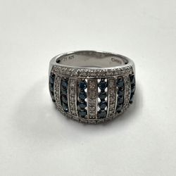 Silver .925 Diamond Ring 