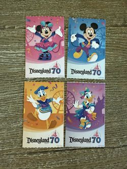 4 Discounted 2 Day Disneyland Tickets 