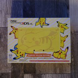Nintendo 3DS XL Pikachu Yellow Edition Handheld System