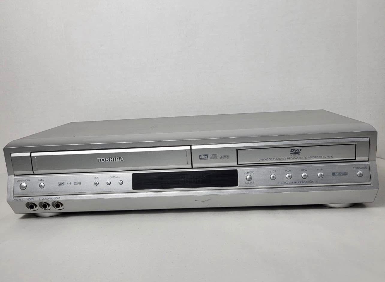 Toshiba SD-V392SUA DVD VCR Combo Player Tested Working No Remote