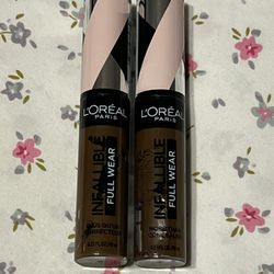 L'Oreal Paris Makeup Infallible Full Wear Waterproof Matte Concealer 2 Pack *NEW*