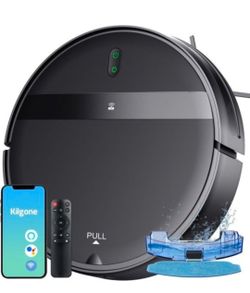 Robot Vacuum for Pet Hair, 2-in-1 Vacuum & Mop Combo with Tangle-Free Suction & Smart 3D Avoidance, App/Wi-Fi/Alexa, Ultra-Slim & Quiet, Self-Charging