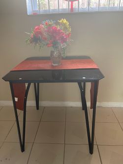 **Modern Black Glass Console/Sofa Table – Great condition **