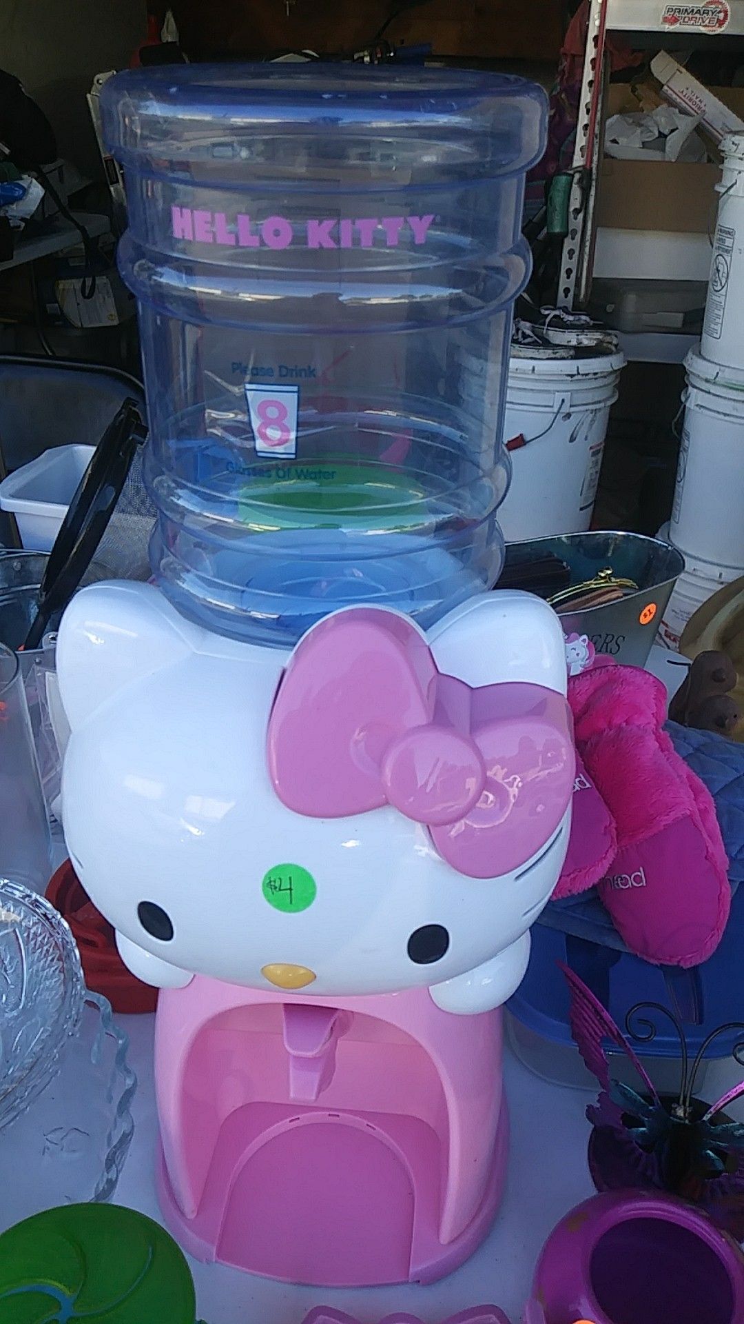 Hello kitty water despencer!