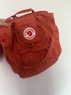 Orange fjallraven kanken Backpack