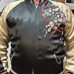 Silk Japanese Bomber jacket (authentic)