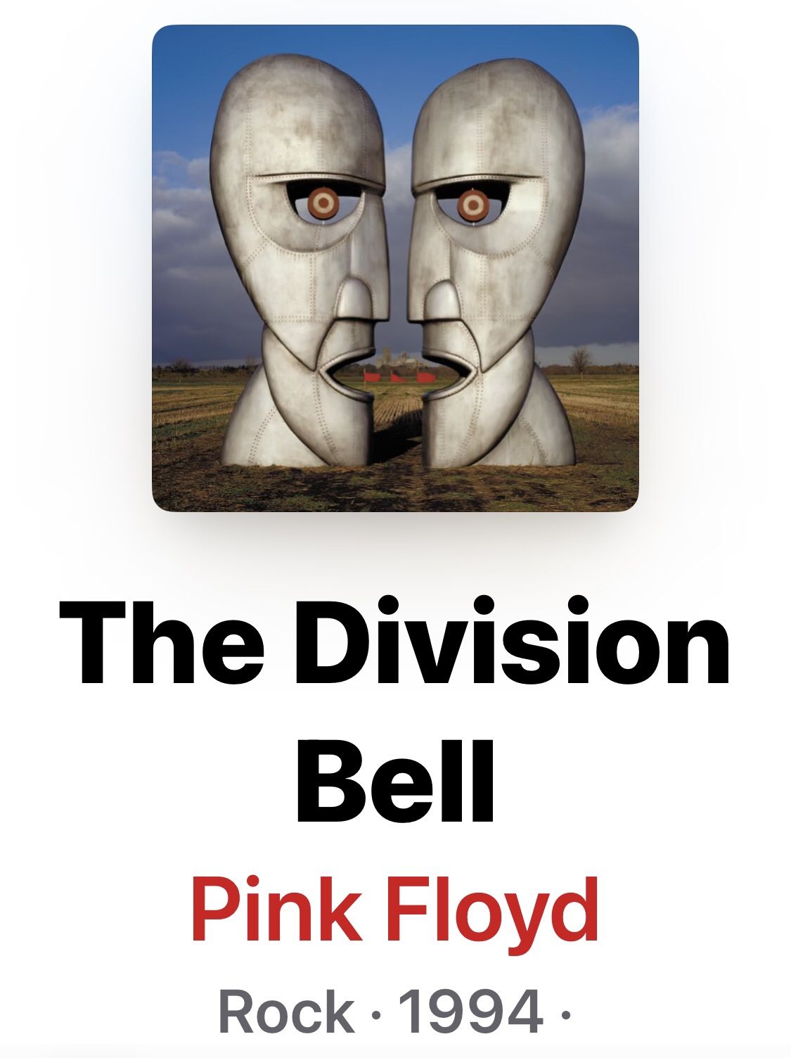 Pink Floyd Division Bell Bookends Collector Item