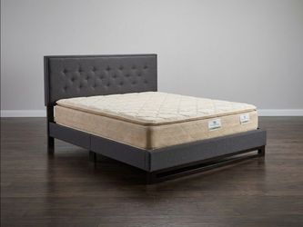 King Size Bed Frame + 2 Mattresses