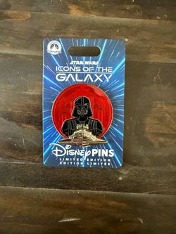 Disney parks Star wars icons of the galaxy Darth Vader LE pin 3,850 pcs