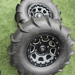 2 NEW REAR PADDELS 30-14R14 4x156 Et 9 $550