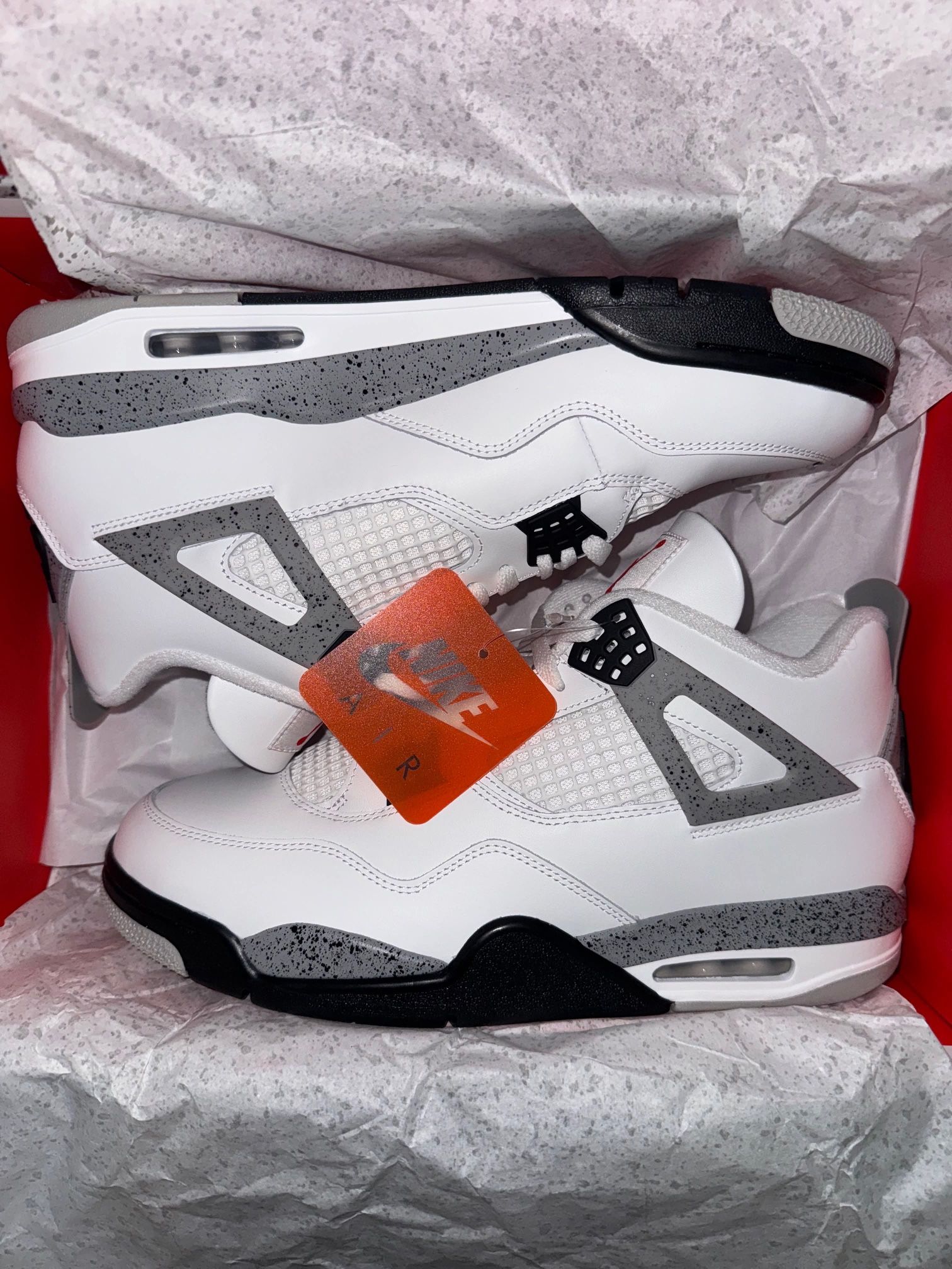 Air Jordan Retro 4 White Cement Size 9, 11 And 11.5