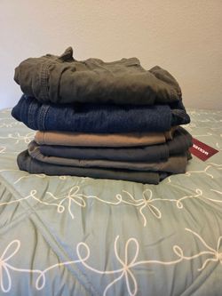 Work pants and dickies shirts