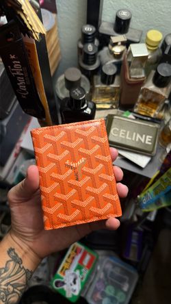 Orange Goyard Wallet