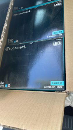 ECOSMART LED Light 6” recessed Downlight DAYLIGHT NEW 3 - Pack