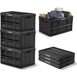 3x Clevermade 46L Collapsible Storage Bin